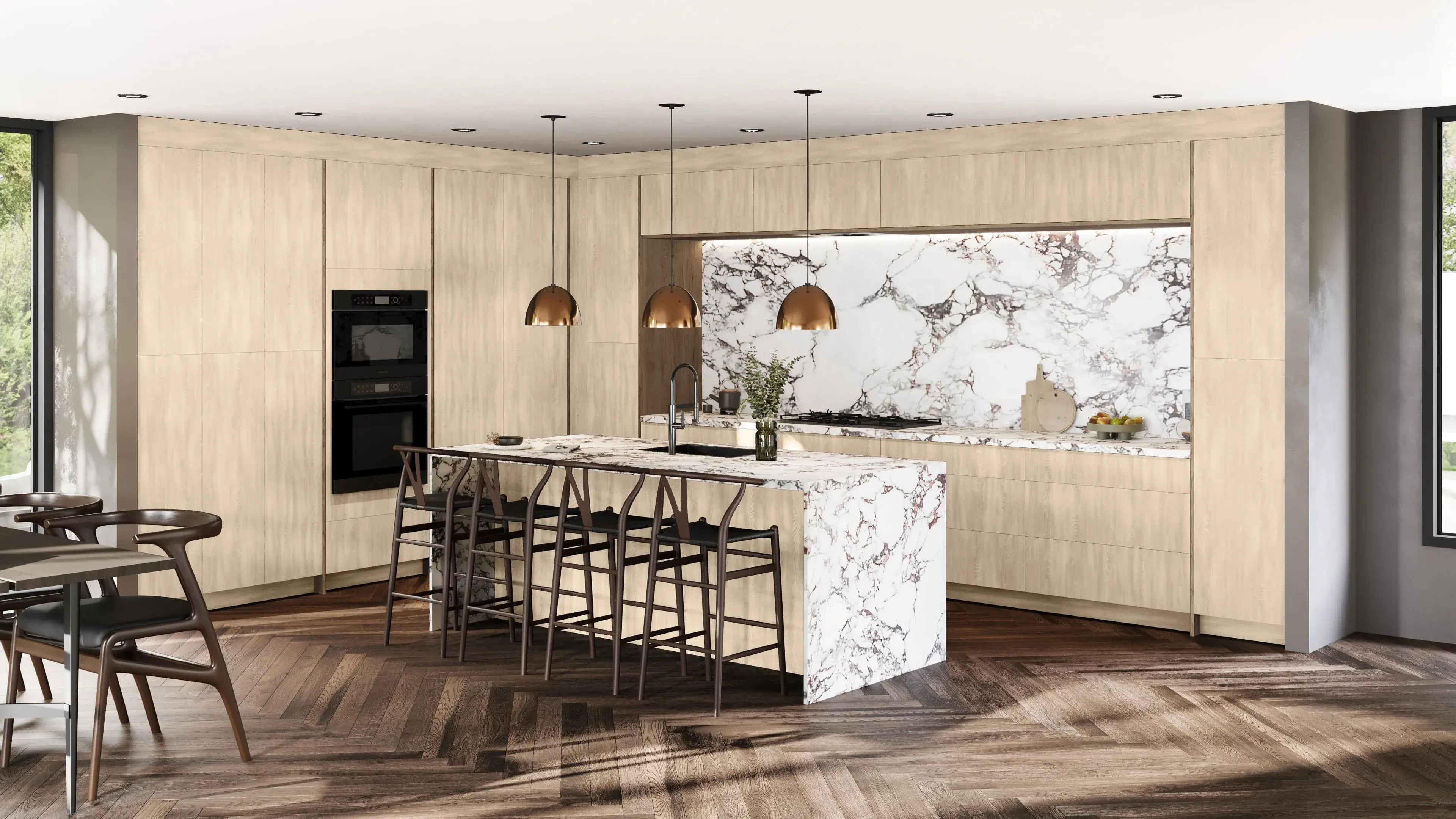 Ovela® Catalina Como Ash 2 33"W x 34.5"H x 21"D Vanity Cabinet (VB33)