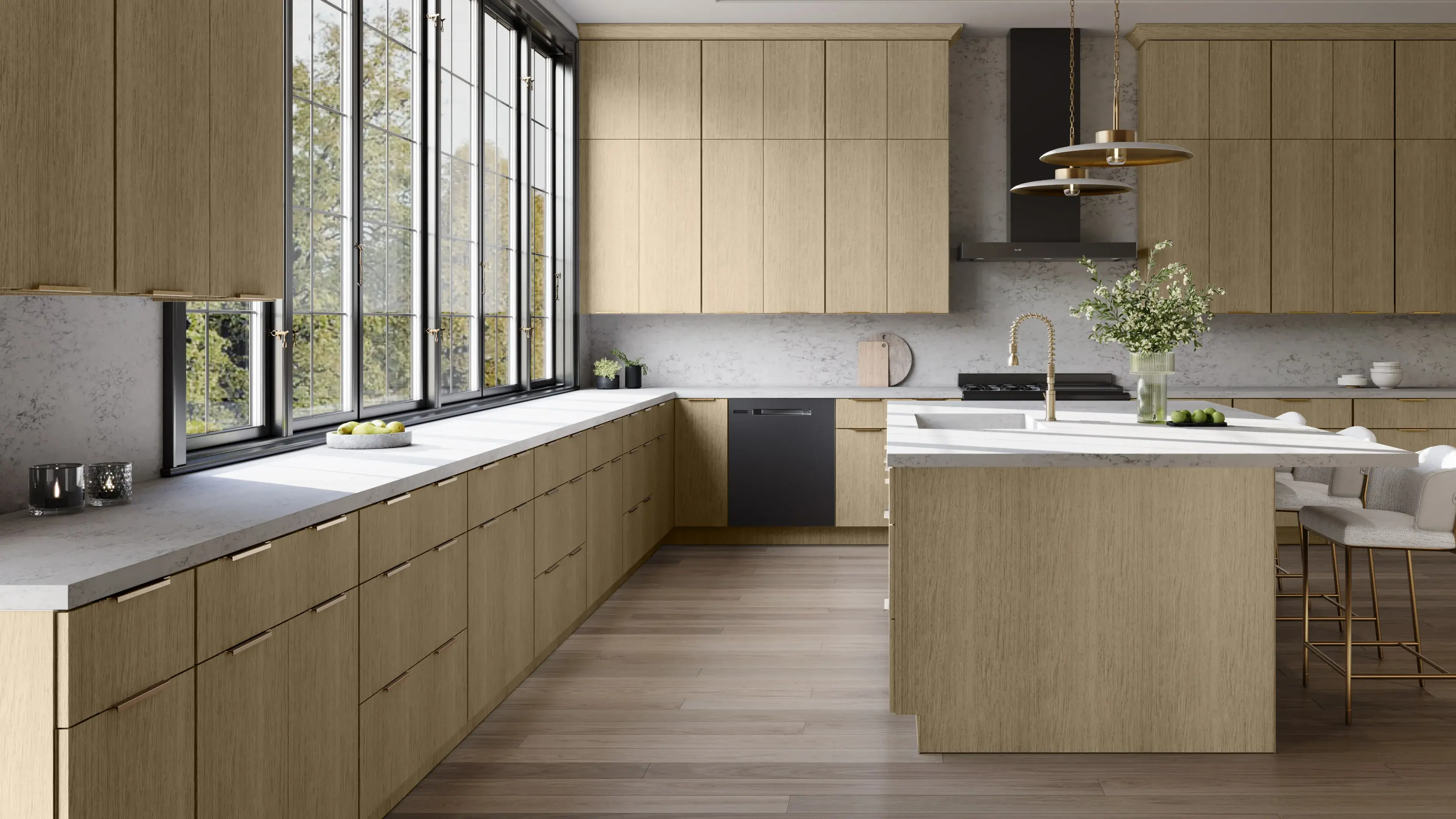 Allure® Luxe Desert Oak 3"W x 34.5"H x 24"D Specialty Base Cabinet (BSS3)