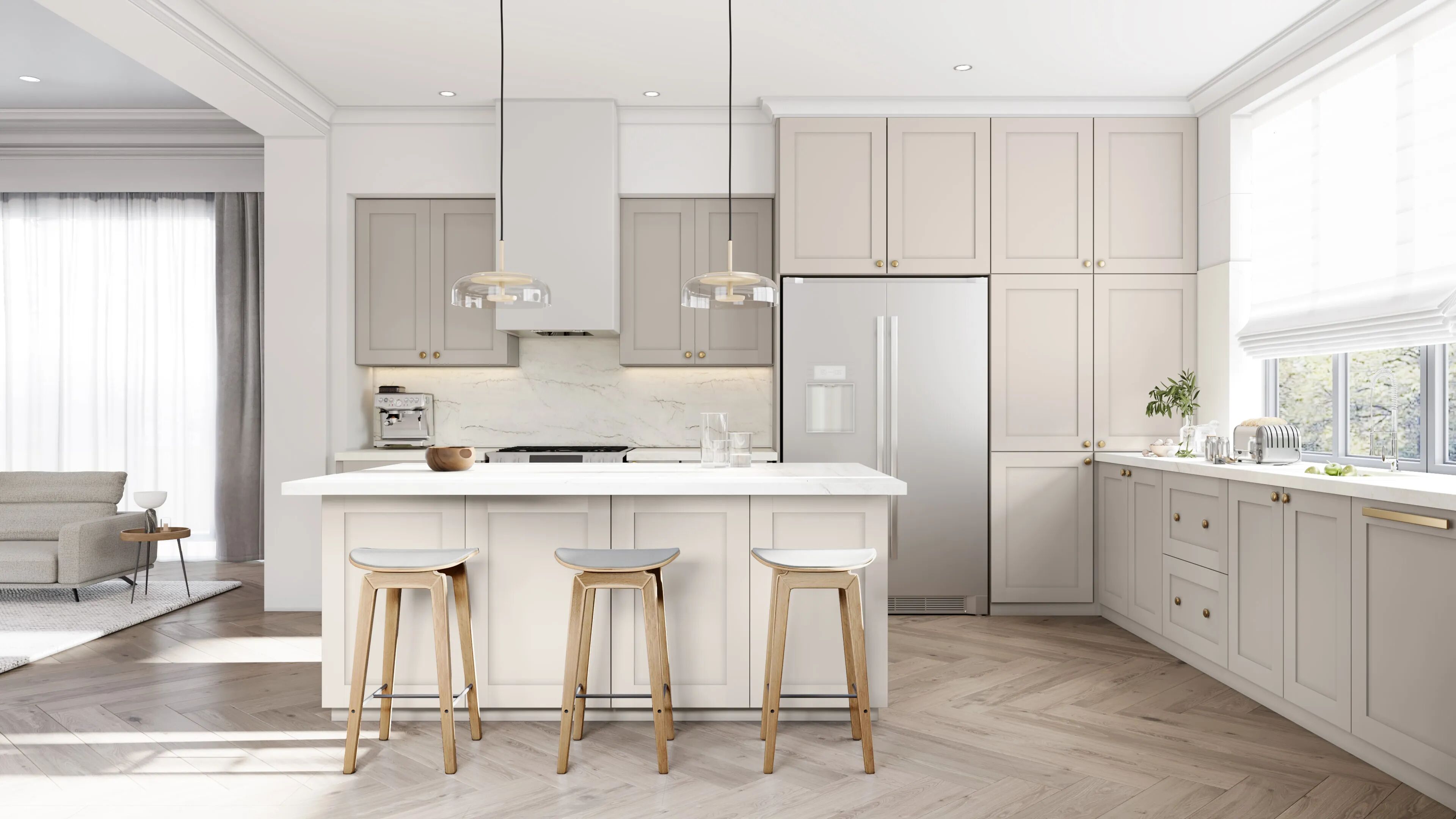 Ovela® Tuscany Cashmere 18"W x 34.5"H x 21"D Vanity Drawer Base (VDB18)