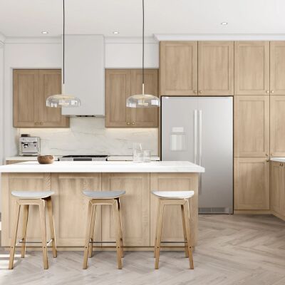Ovela® Tuscany Como Ash 2 18"W x 34.5"H x 21"D Vanity Drawer Base (VDB18)
