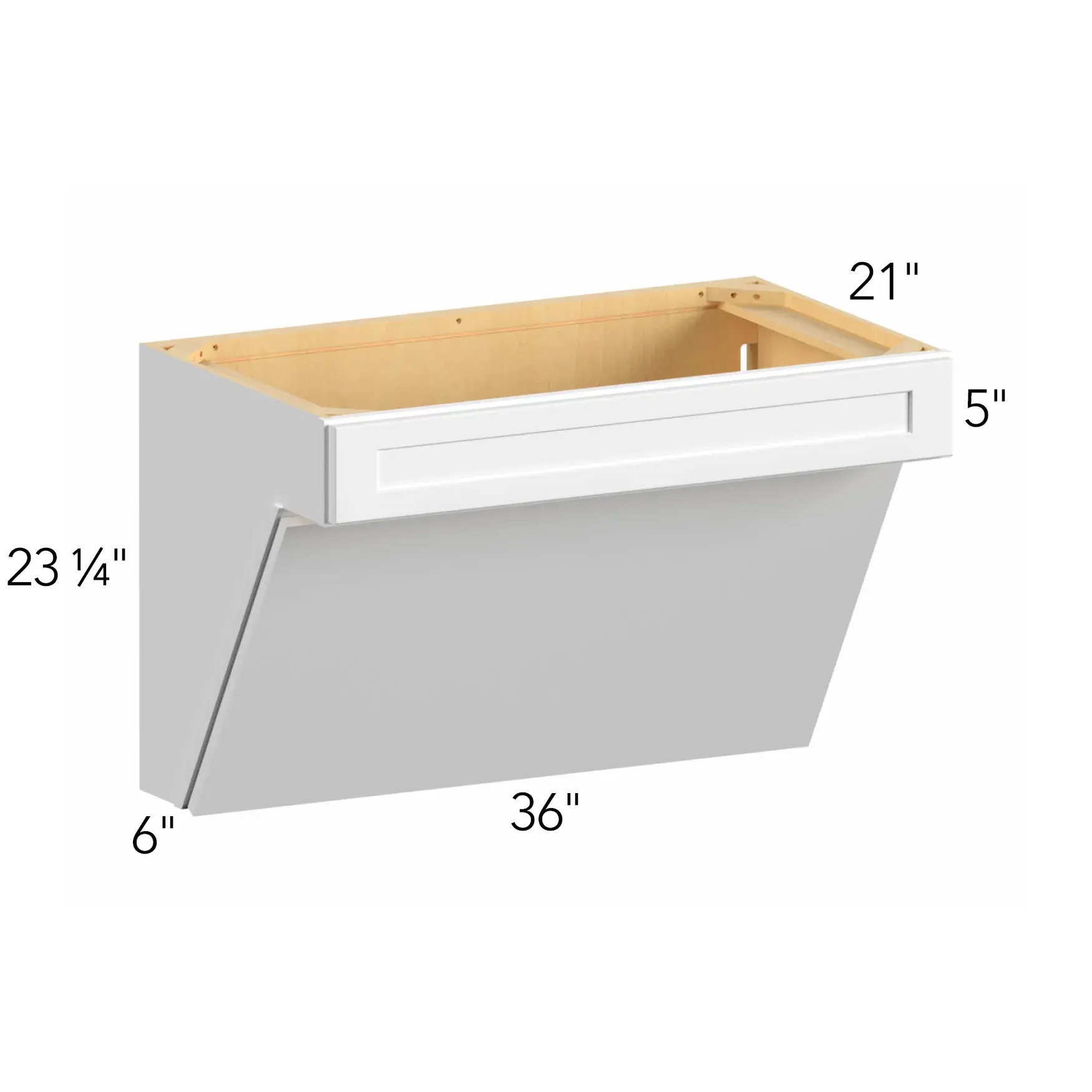 Allure® Galaxy Frost 36"W x 23"H x 21"D Vanity Cabinet (ADA-VSB36-WH-R)