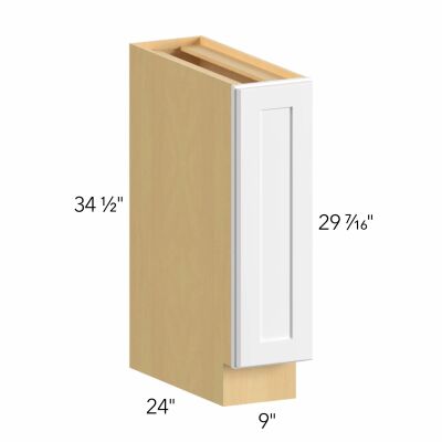 Allure® Fusion Dove 9"W x 34.5"H x 24"D Base Cabinet (B09FD)
