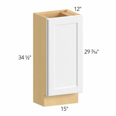 Allure® Galaxy Dove 15"W x 34.5"H x 12"D Base Cabinet (B15FD-12D)