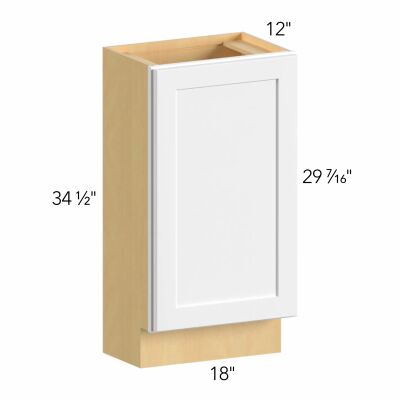 Allure® Galaxy Dove 18"W x 34.5"H x 12"D Base Cabinet (B18FD-12D)