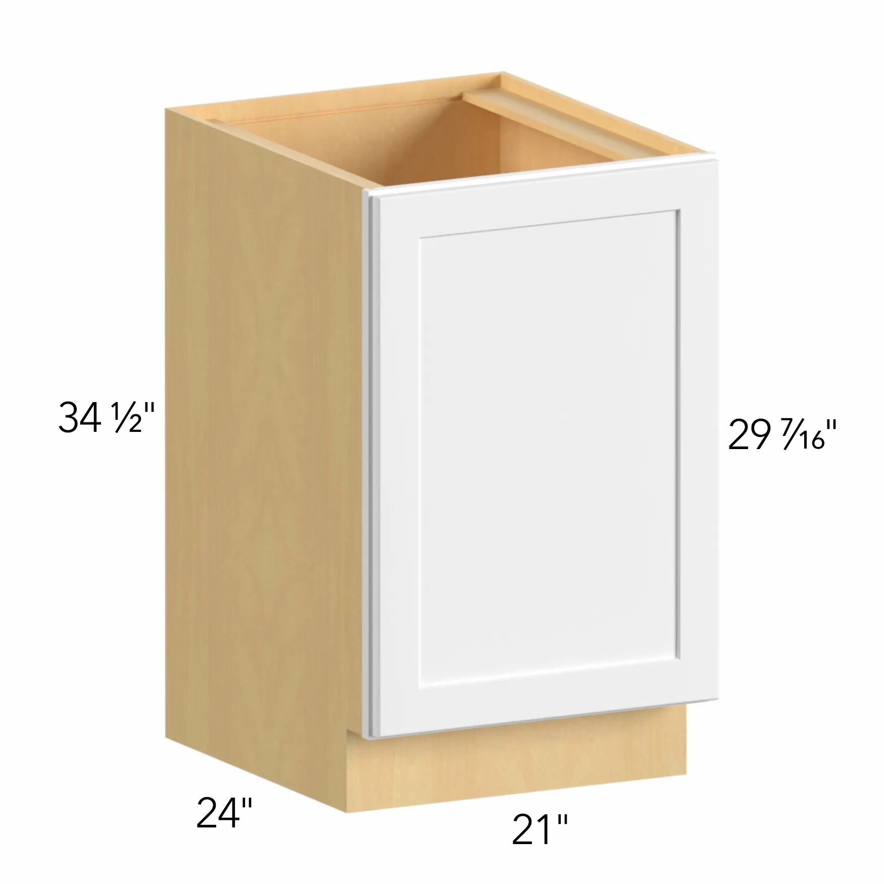 Allure® Echo Timber 21"W x 34.5"H x 24"D Base Cabinet (B21FD)