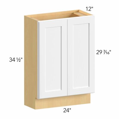 Allure® Galaxy Dove 24"W x 34.5"H x 12"D Base Cabinet (B24FD-12D)