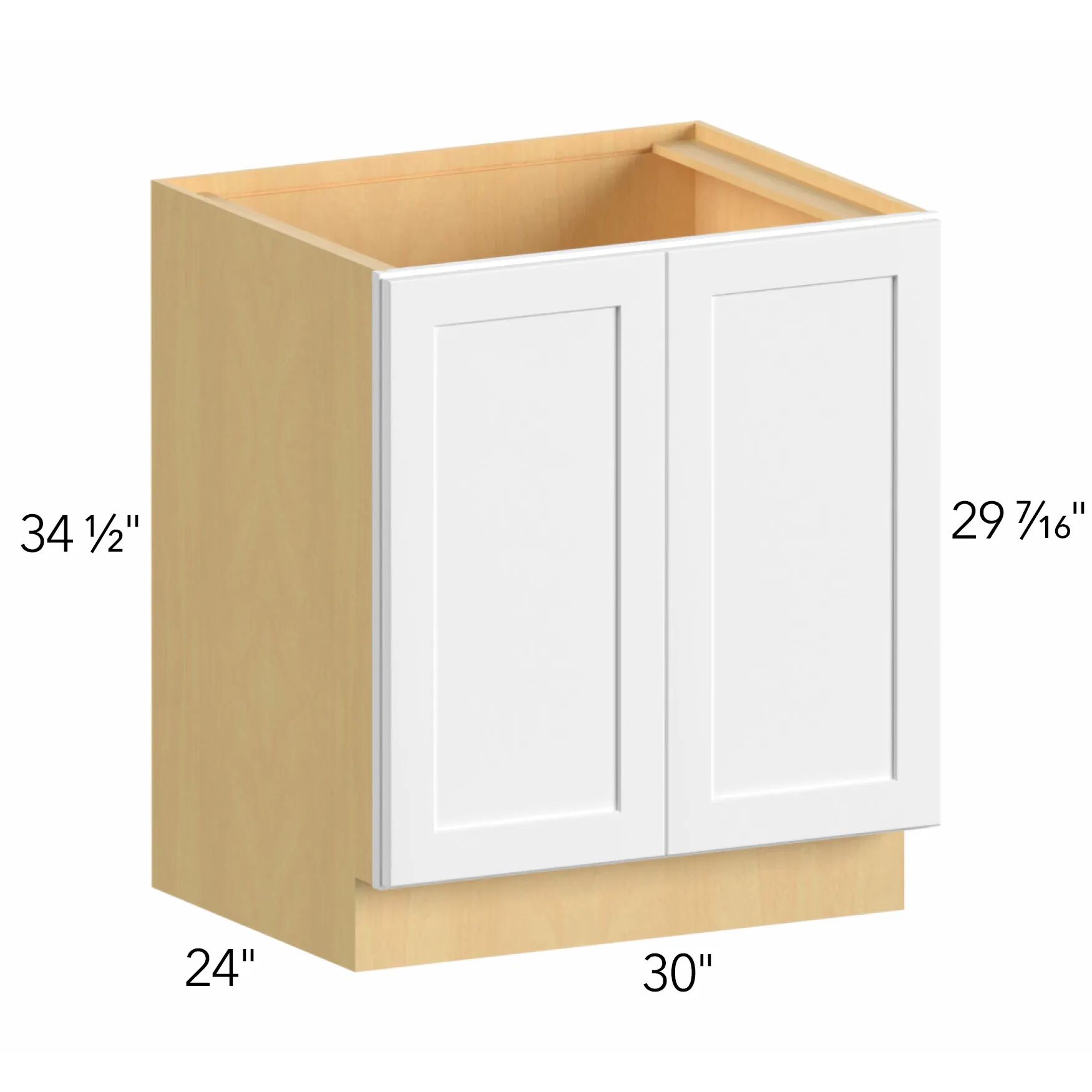 Allure® Echo Dove 30"W x 34.5"H x 24"D Base Cabinet (B30FD)