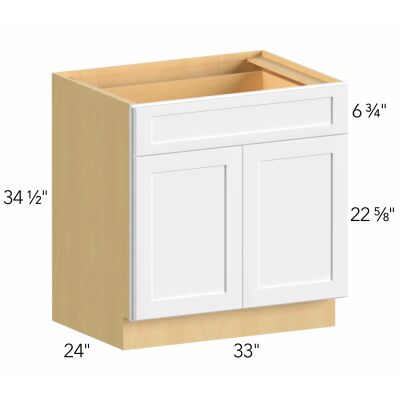 Allure® Galaxy Dove 33"W x 34.5"H x 24"D Base Cabinet (B33SDF)
