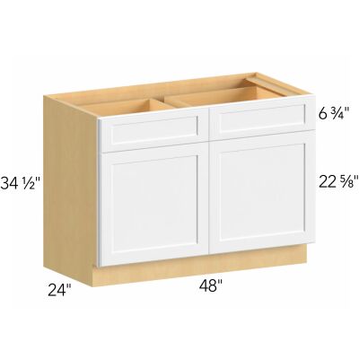 Allure® Galaxy Dove 48"W x 34.5"H x 24"D Base Cabinet (B48)