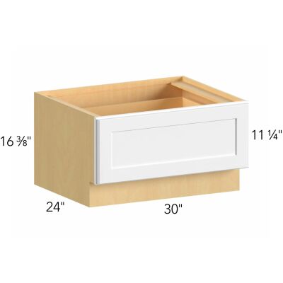 Allure® Galaxy Frost 30"W x 16.5"H x 24"D Drawer Base Cabinet (DBS30)