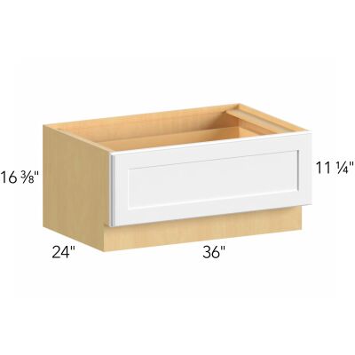 Allure® Galaxy Frost 36"W x 16.5"H x 24"D Drawer Base Cabinet (DBS36)