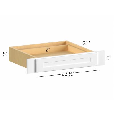 Allure® Echo Mocha 30"W x 5"H x 21"D Specialty Base Cabinet (KD30)
