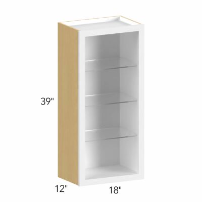 Allure® Galaxy Timber 18"W x 39"H x 12"D Wall Cabinet (Glass Ready) (NDW1839)