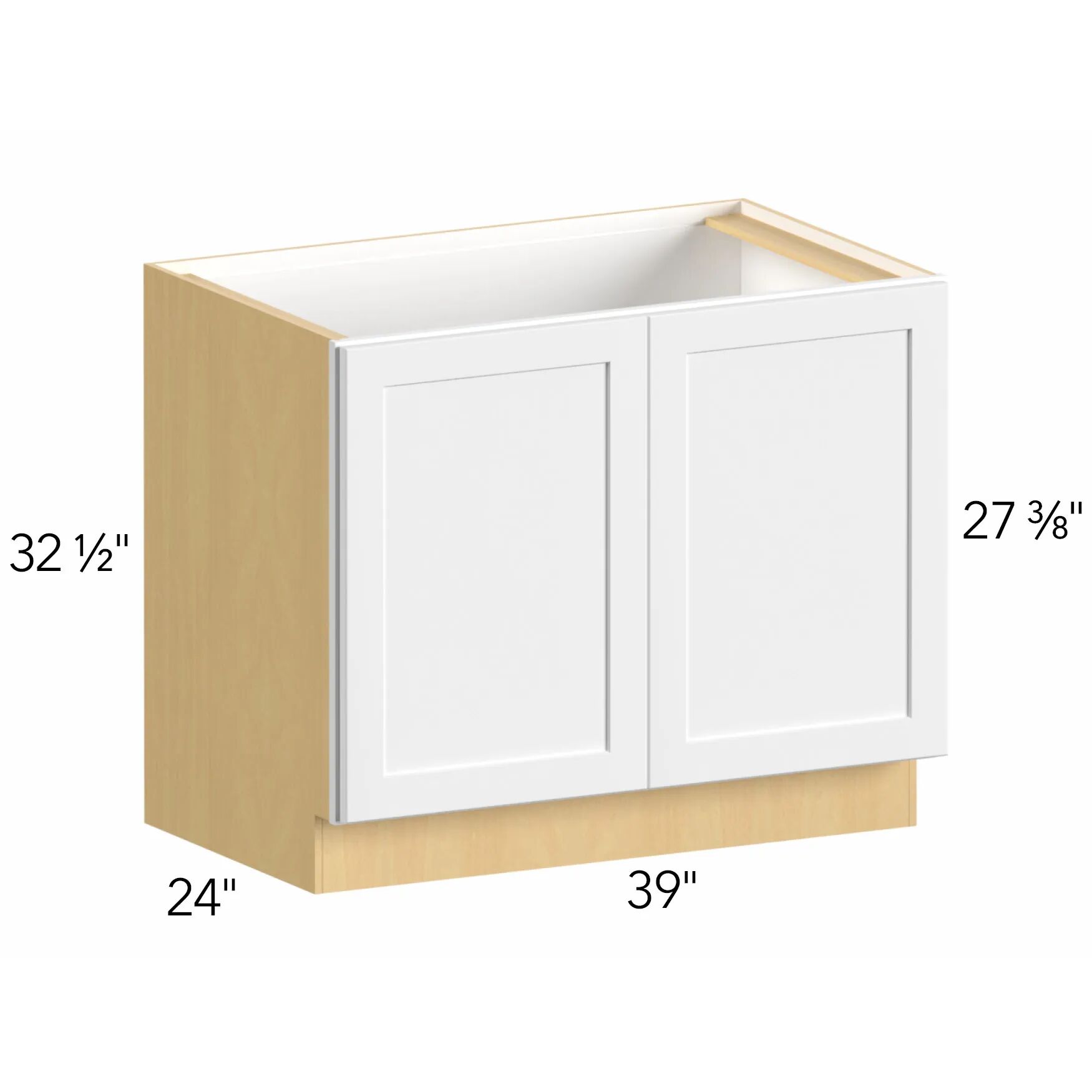 Allure® Galaxy Frost 39"W x 32.5"H x 24"D Sink Base Cabinet (ADA-SB39-R)