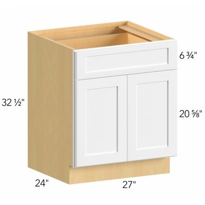 Allure® Galaxy Frost 27"W x 32.5"H x 24"D Base Cabinet (ADA-B27)