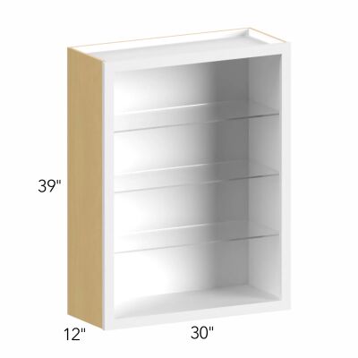 Allure® Galaxy Indigo 30"W x 39"H x 12"D Wall Cabinet (Glass Ready) (NDW3039)