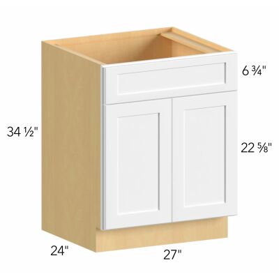 Allure® Galaxy Dove 27"W x 34.5"H x 24"D Sink Base Cabinet (SB27)