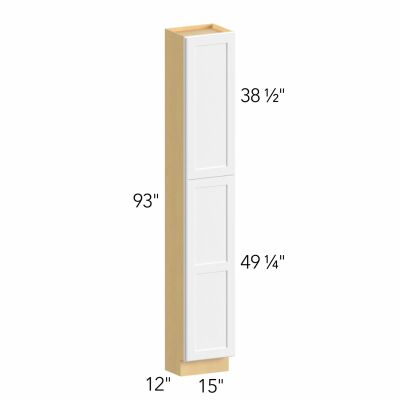 Allure® Galaxy Dove 15"W x 93"H x 12"D Tall Pantry Cabinet (TP151293)