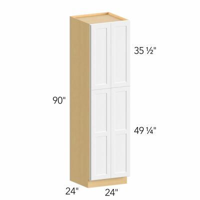 Allure® Galaxy Linen 24"W x 90"H x 24"D Tall Pantry Cabinet (TP242490)