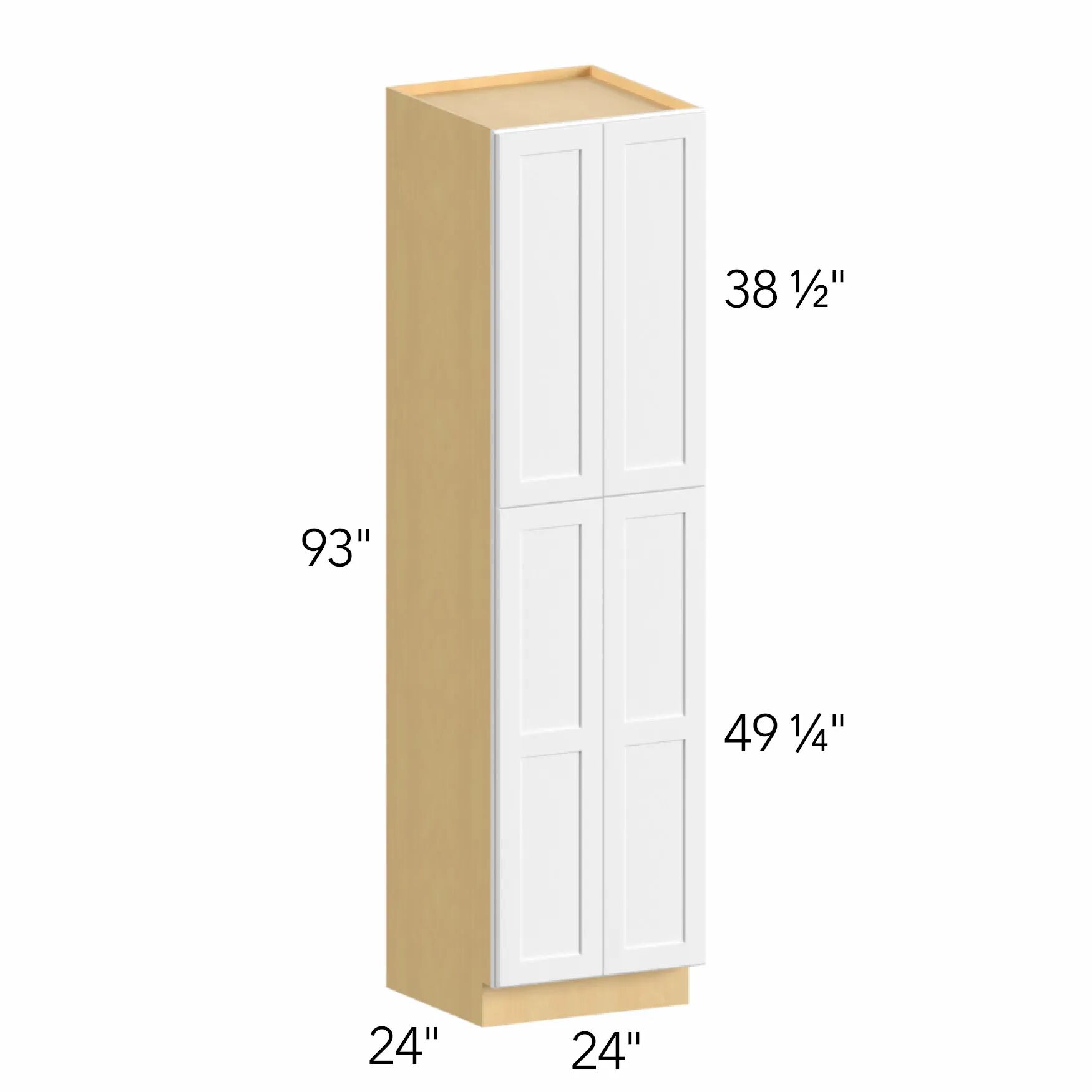 Allure® Galaxy Indigo 24"W x 93"H x 24"D Tall Pantry Cabinet (TP242493)