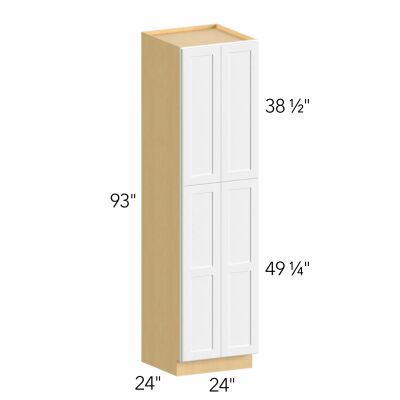 Allure® Galaxy Dove 24"W x 93"H x 24"D Tall Pantry Cabinet (TP242493)