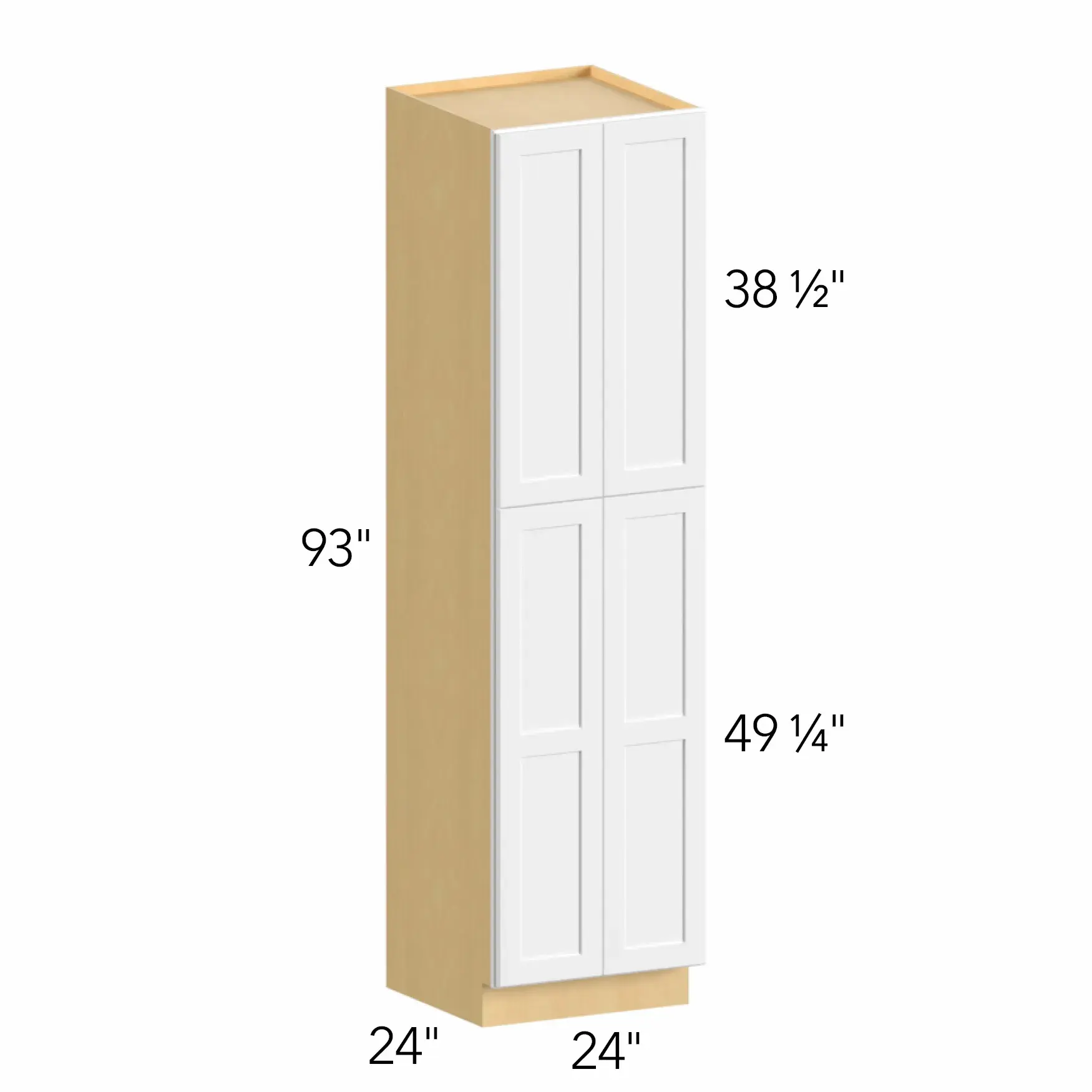 Allure® Galaxy Indigo 24"W x 93"H x 24"D Tall Pantry Cabinet (TP242493)