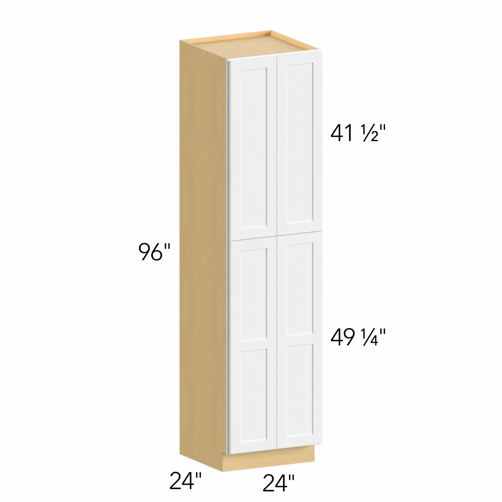 Allure® Galaxy Pistachio Green 24"W x 96"H x 24"D Tall Pantry Cabinet (TP242496)