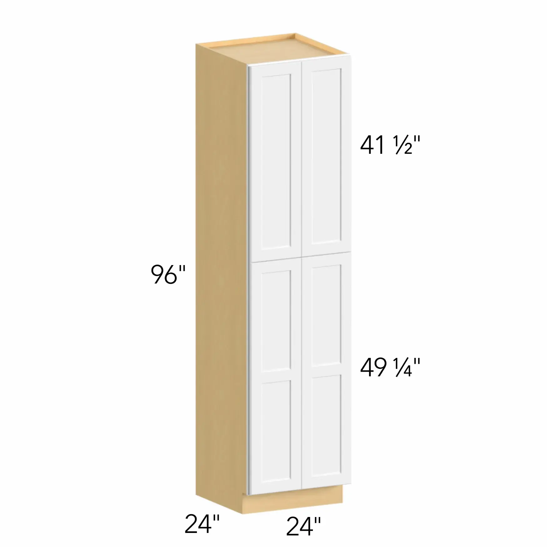 Allure® Galaxy Pistachio Green 24"W x 96"H x 24"D Tall Pantry Cabinet (TP242496)