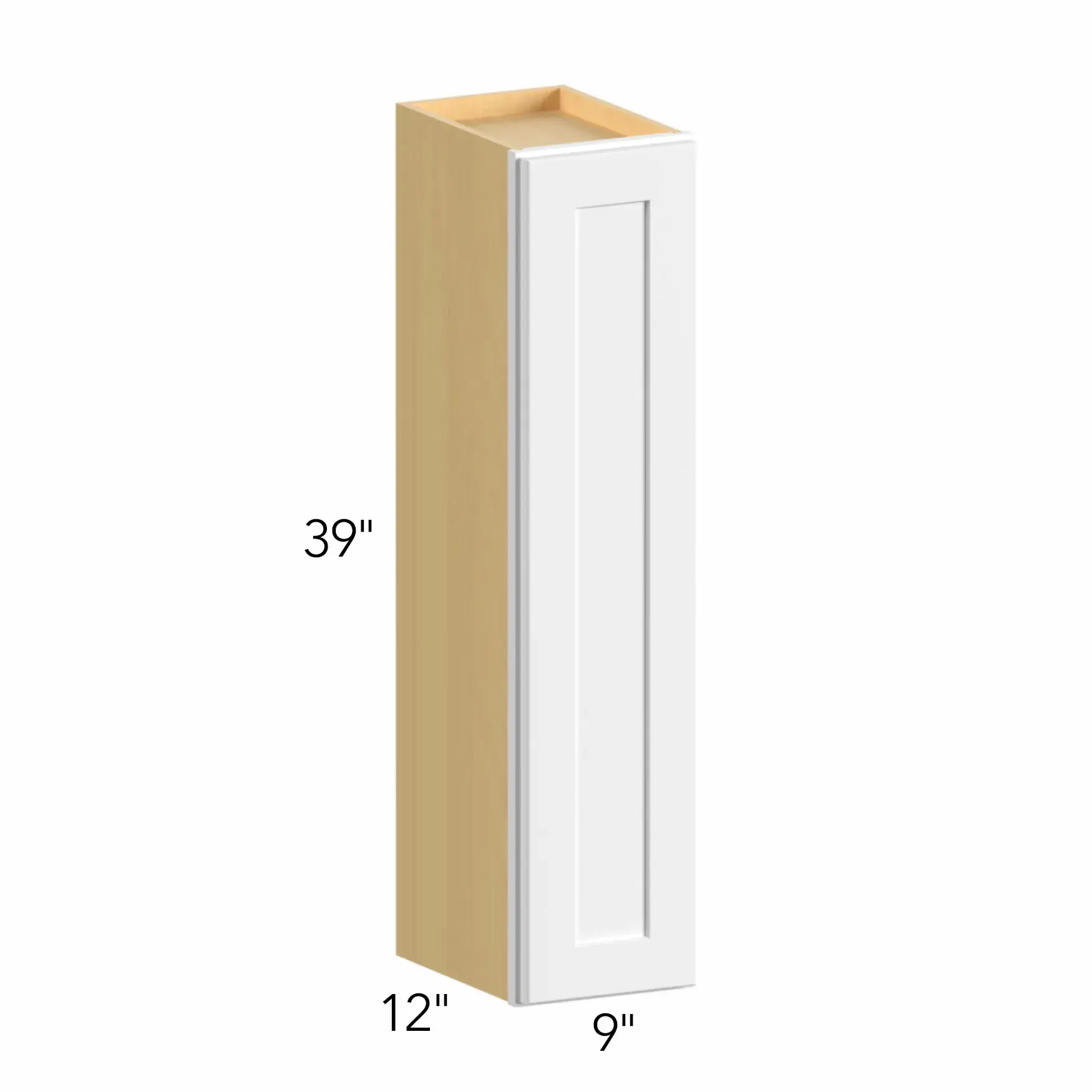 Ovela® Tuscany Antracita 9"W x 39"H x 13"D Wall Cabinet (W0939)