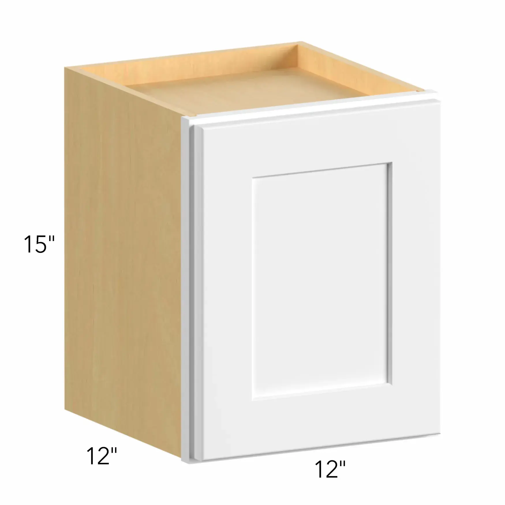 Allure® Galaxy Truffle 12"W x 15"H x 12"D Wall Cabinet (W1215)