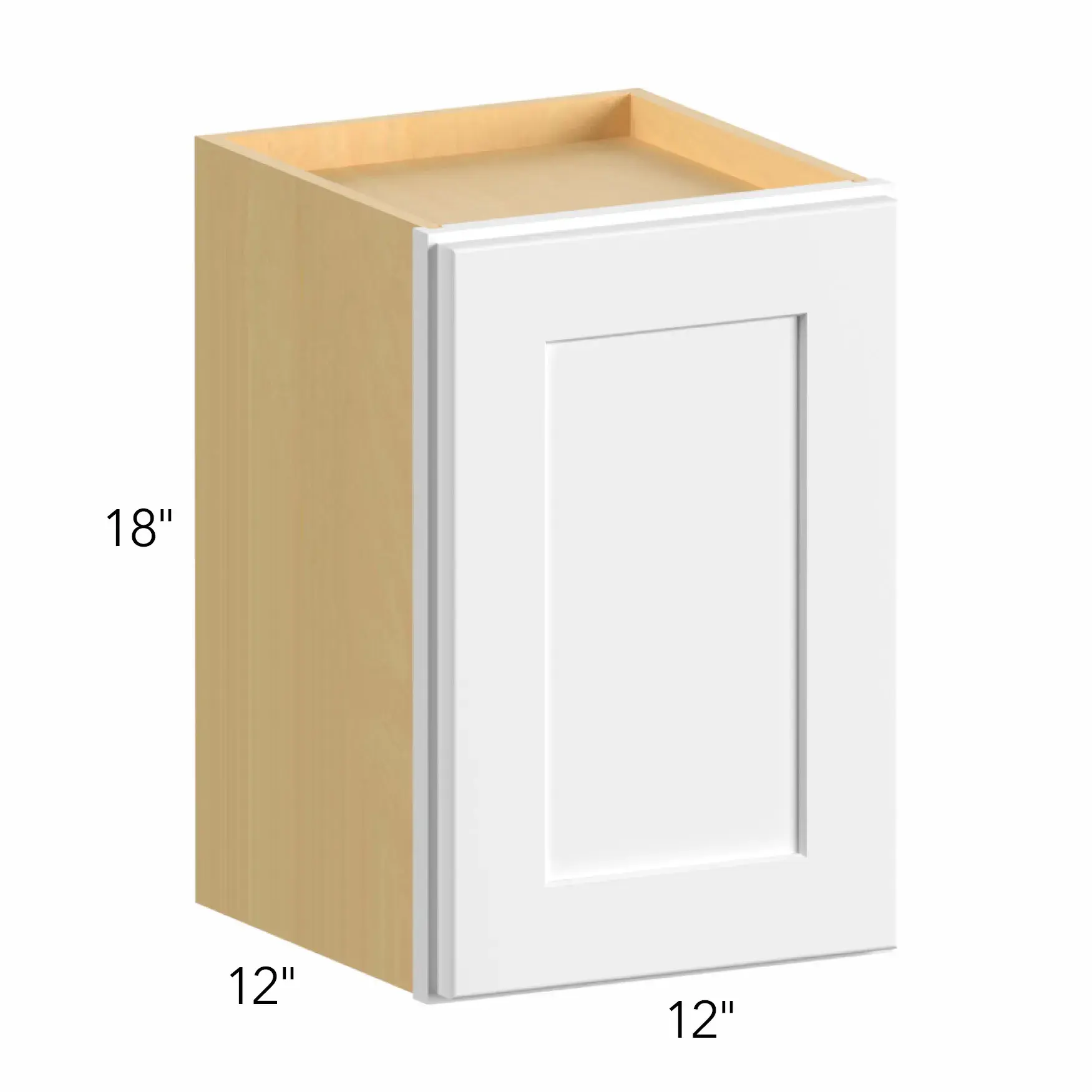 Allure® Echo Mocha 12"W x 18"H x 12"D Wall Cabinet (W1218)