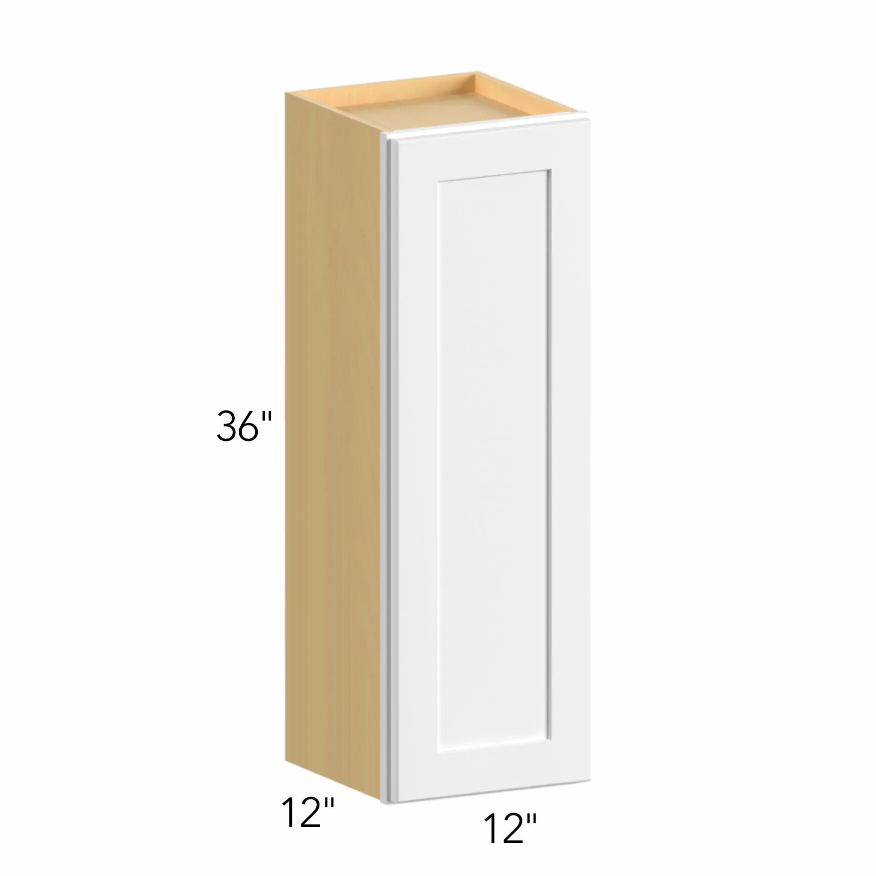 Allure® Echo Mocha 12"W x 36"H x 12"D Wall Cabinet (W1236)