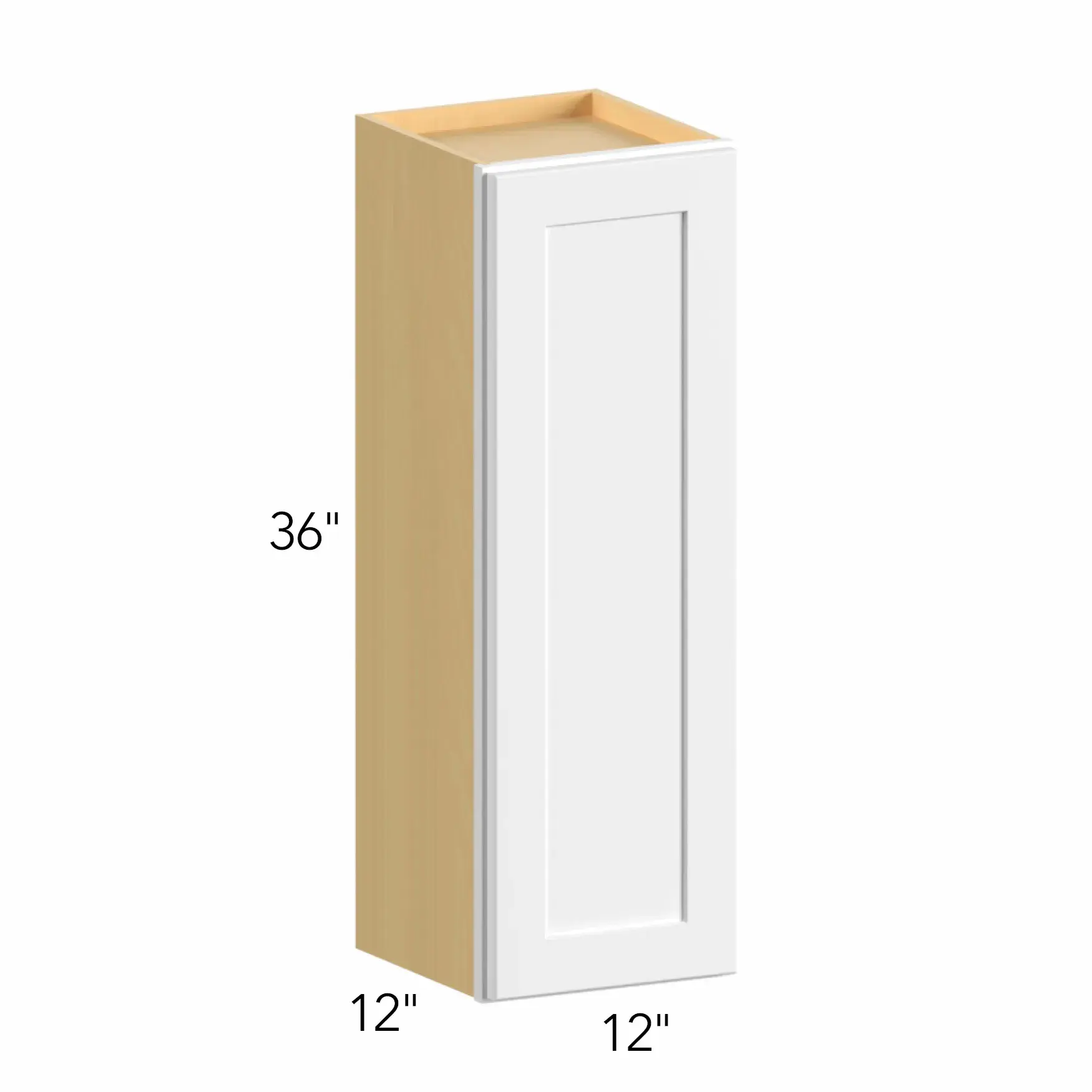 Allure® Echo Mocha 12"W x 36"H x 12"D Wall Cabinet (W1236)