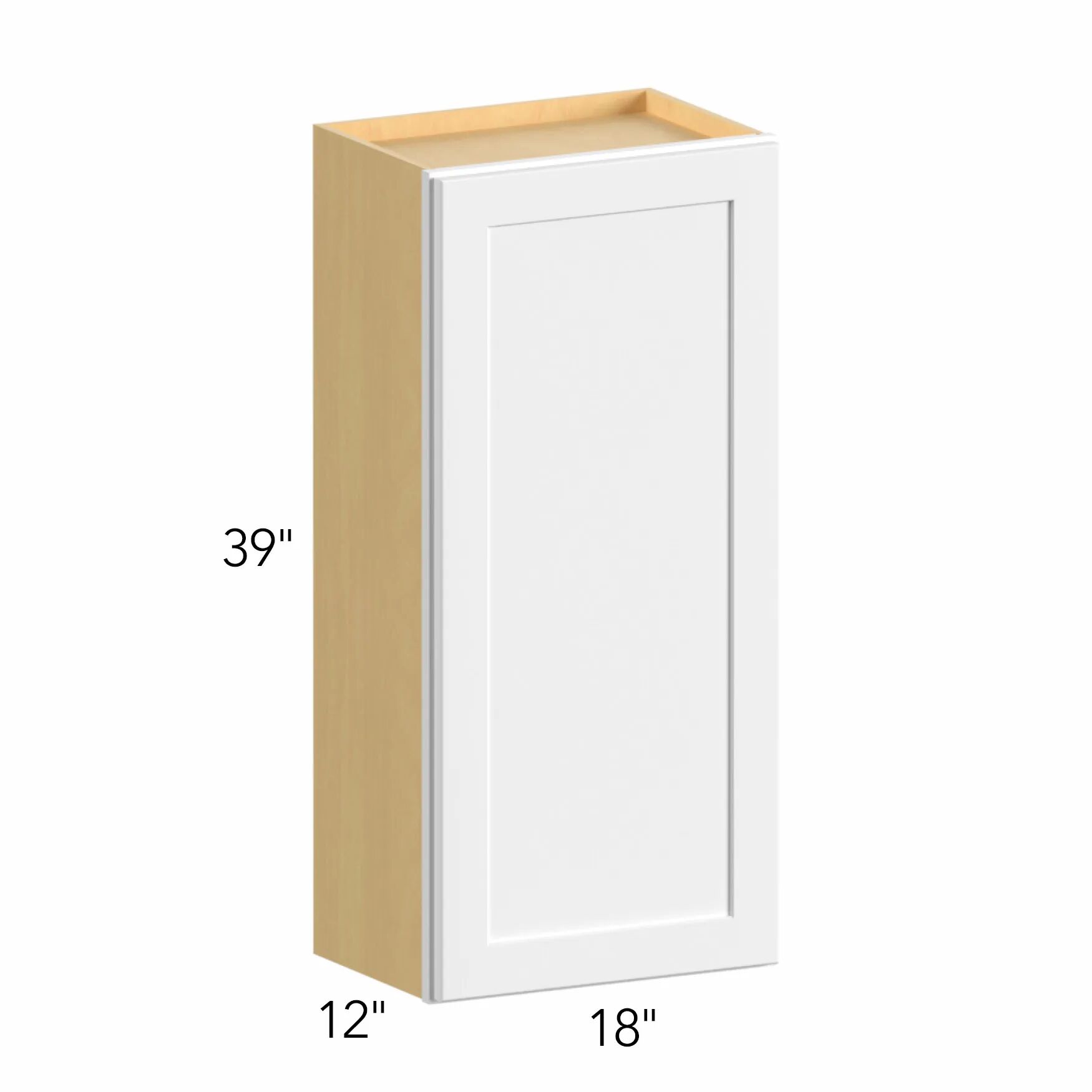 Ovela® Tuscany Antracita 18"W x 39"H x 13"D Wall Cabinet (W1839)