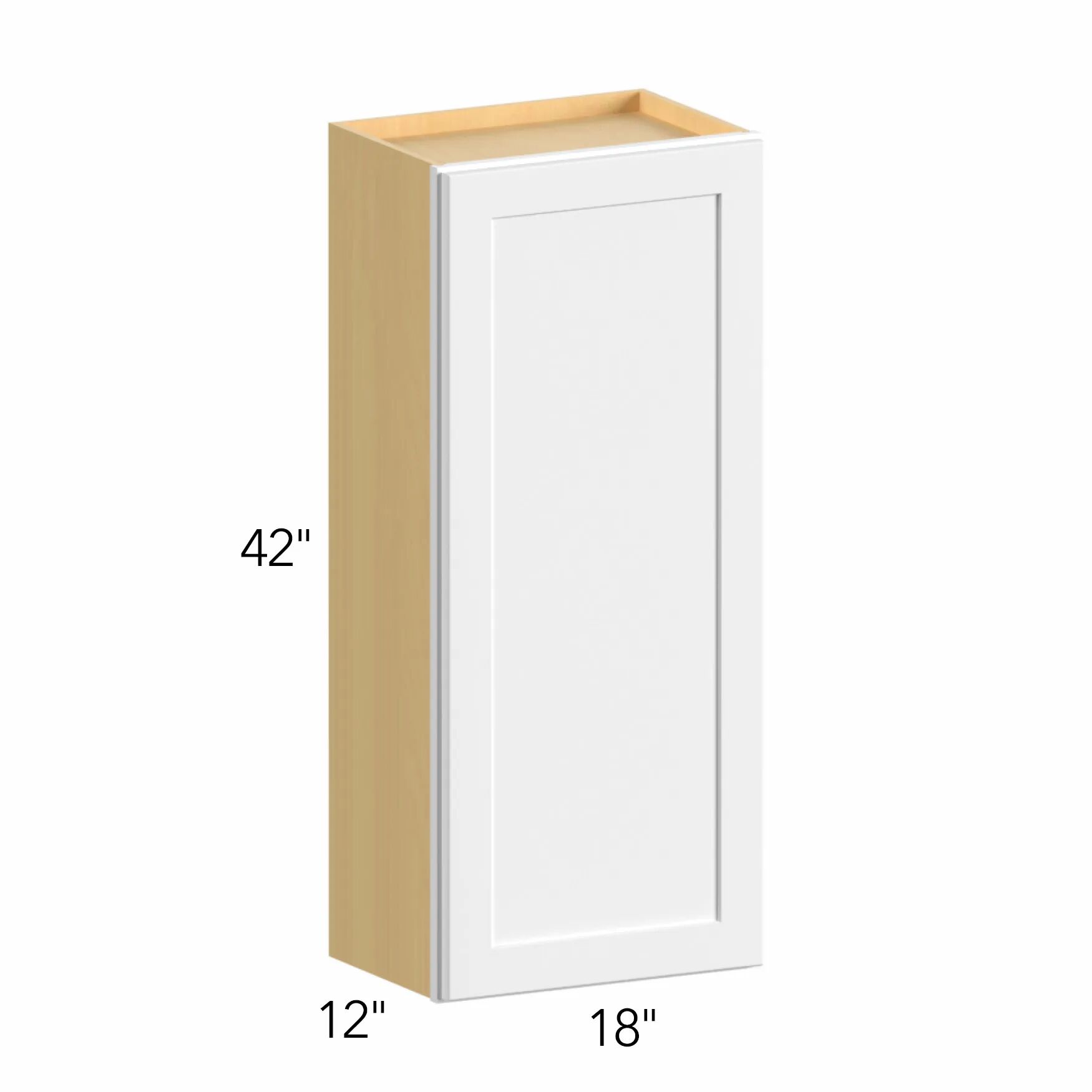 Allure® Galaxy Truffle 18"W x 42"H x 12"D Wall Cabinet (W1842)