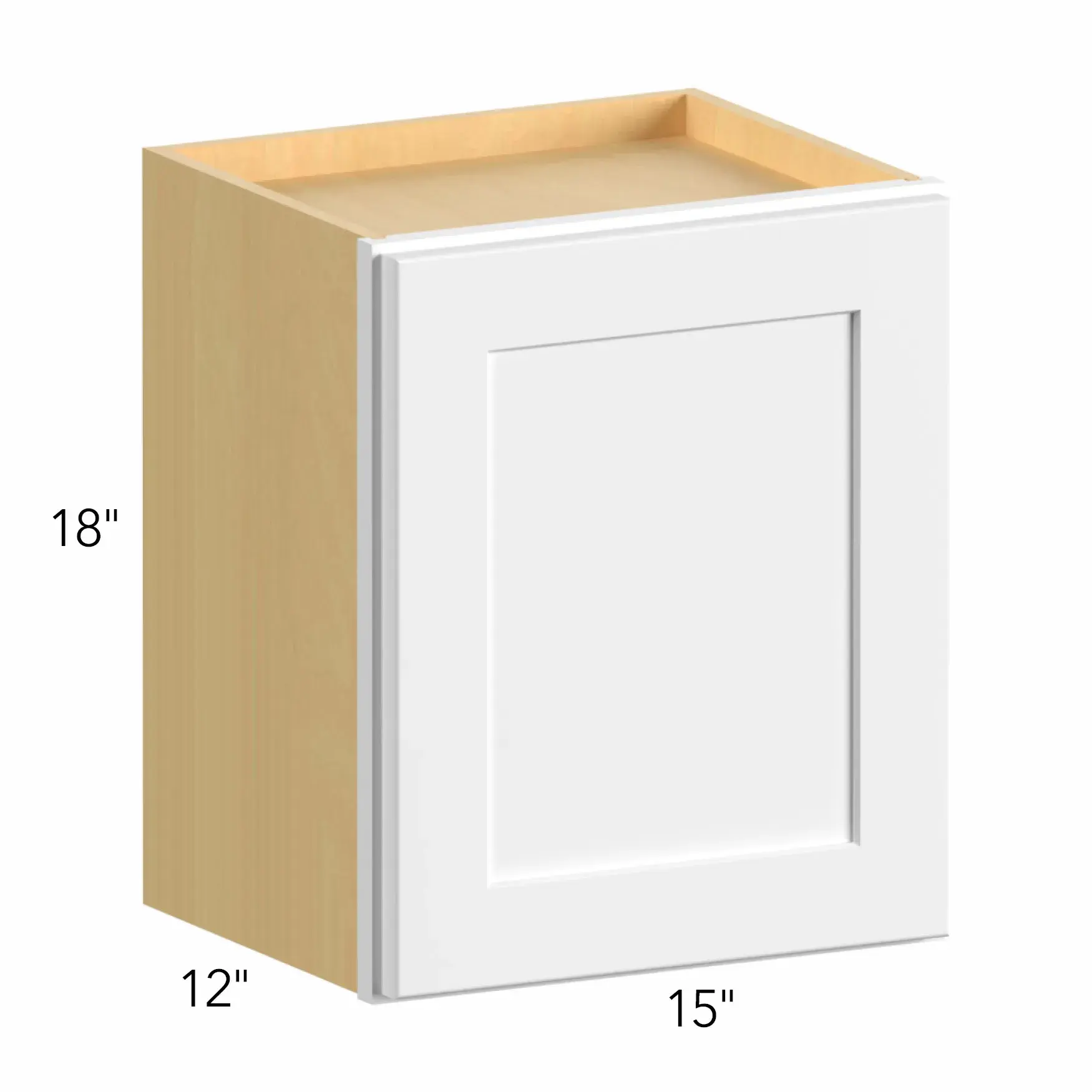 Allure® Echo Timber 15"W x 18"H x 12"D Wall Cabinet (W1518)