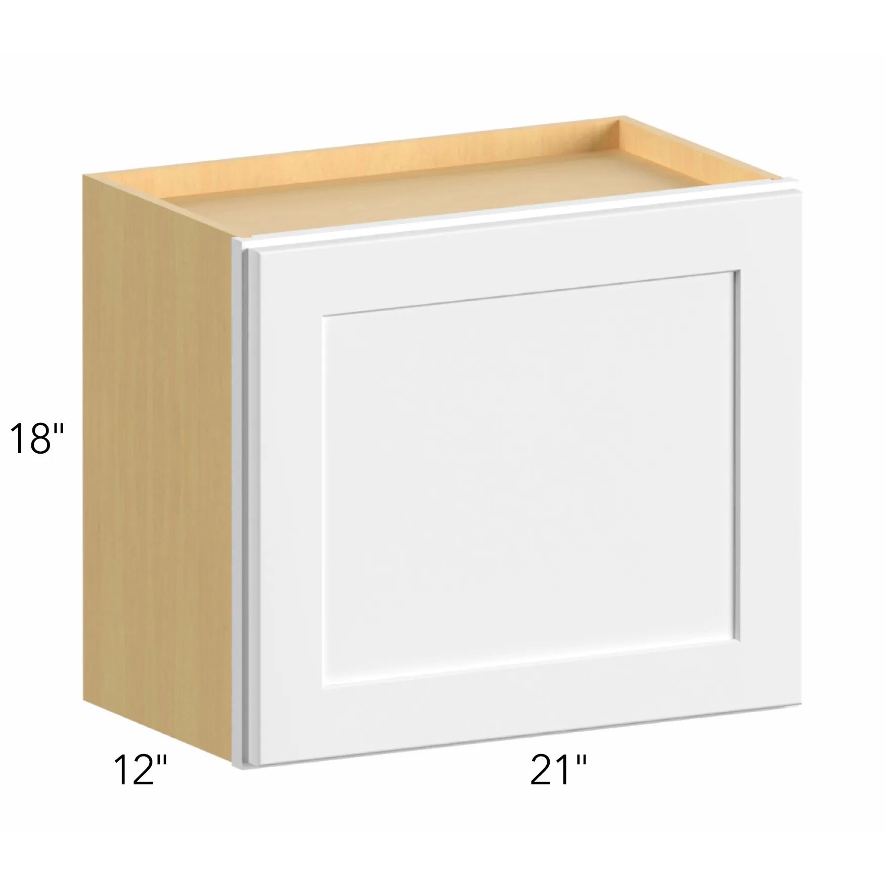 Allure® Echo Mocha 21"W x 18"H x 12"D Wall Cabinet (W2118)