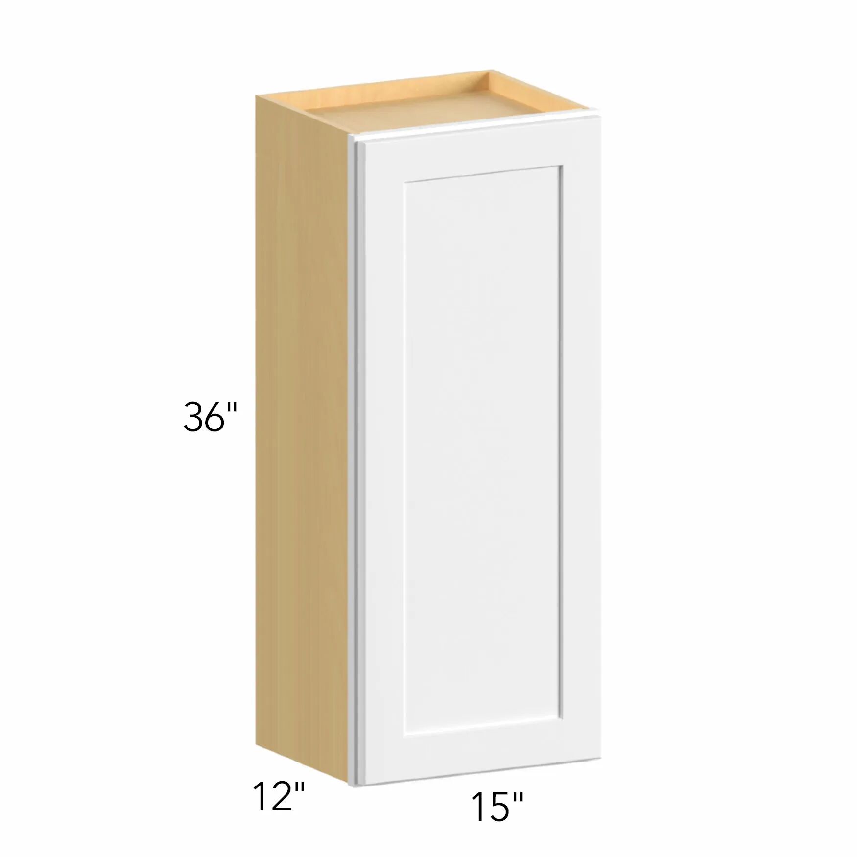 Allure® Echo Timber 15"W x 36"H x 12"D Wall Cabinet (W1536)