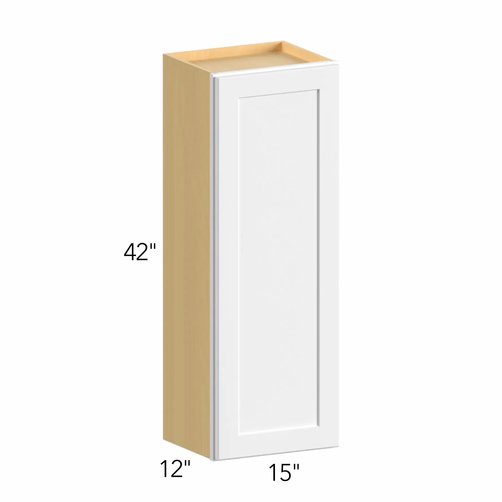 Allure® Echo Timber 15"W x 42"H x 12"D Wall Cabinet (W1542)