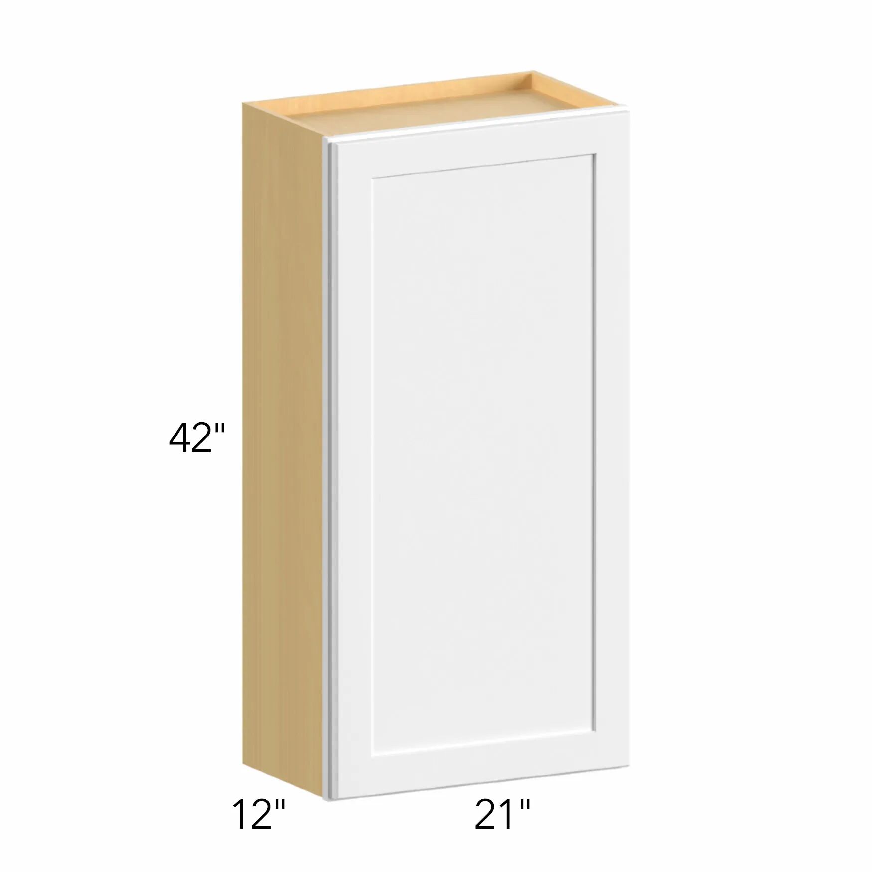 Allure® Echo Dove 21"W x 42"H x 12"D Wall Cabinet (W2142)