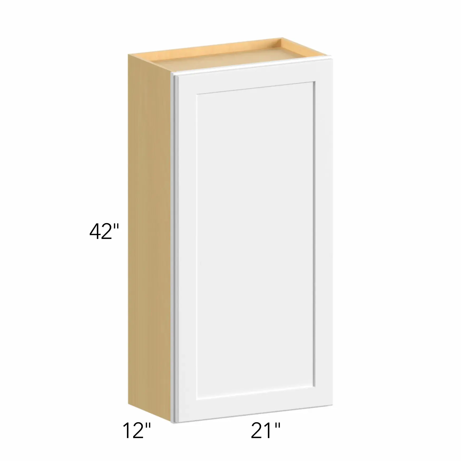 Allure® Echo Dove 21"W x 42"H x 12"D Wall Cabinet (W2142)