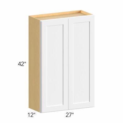 Allure® Galaxy Dove 27"W x 42"H x 12"D Wall Cabinet (W2742)
