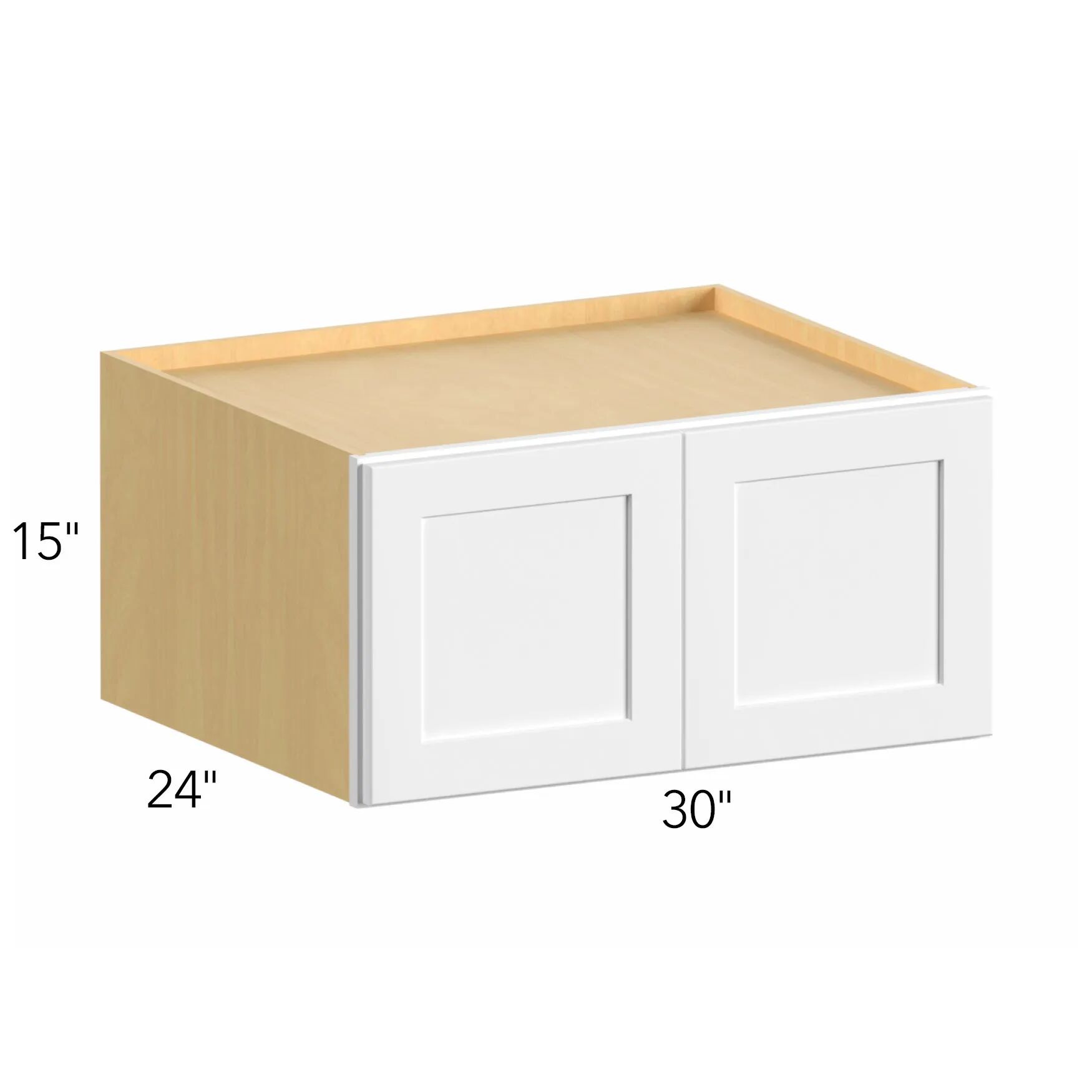 Allure® Echo Timber 30"W x 15"H x 24"D Wall Cabinet (W301524)