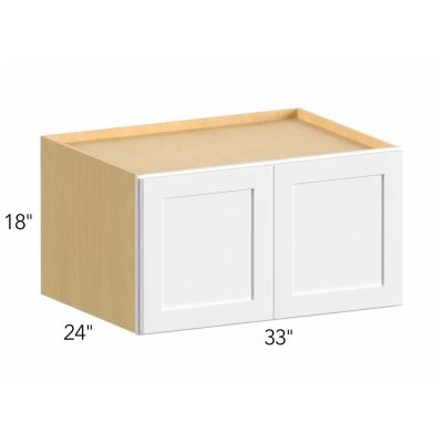 Allure® Galaxy Dove 33"W x 18"H x 24"D Wall Cabinet (W331824)