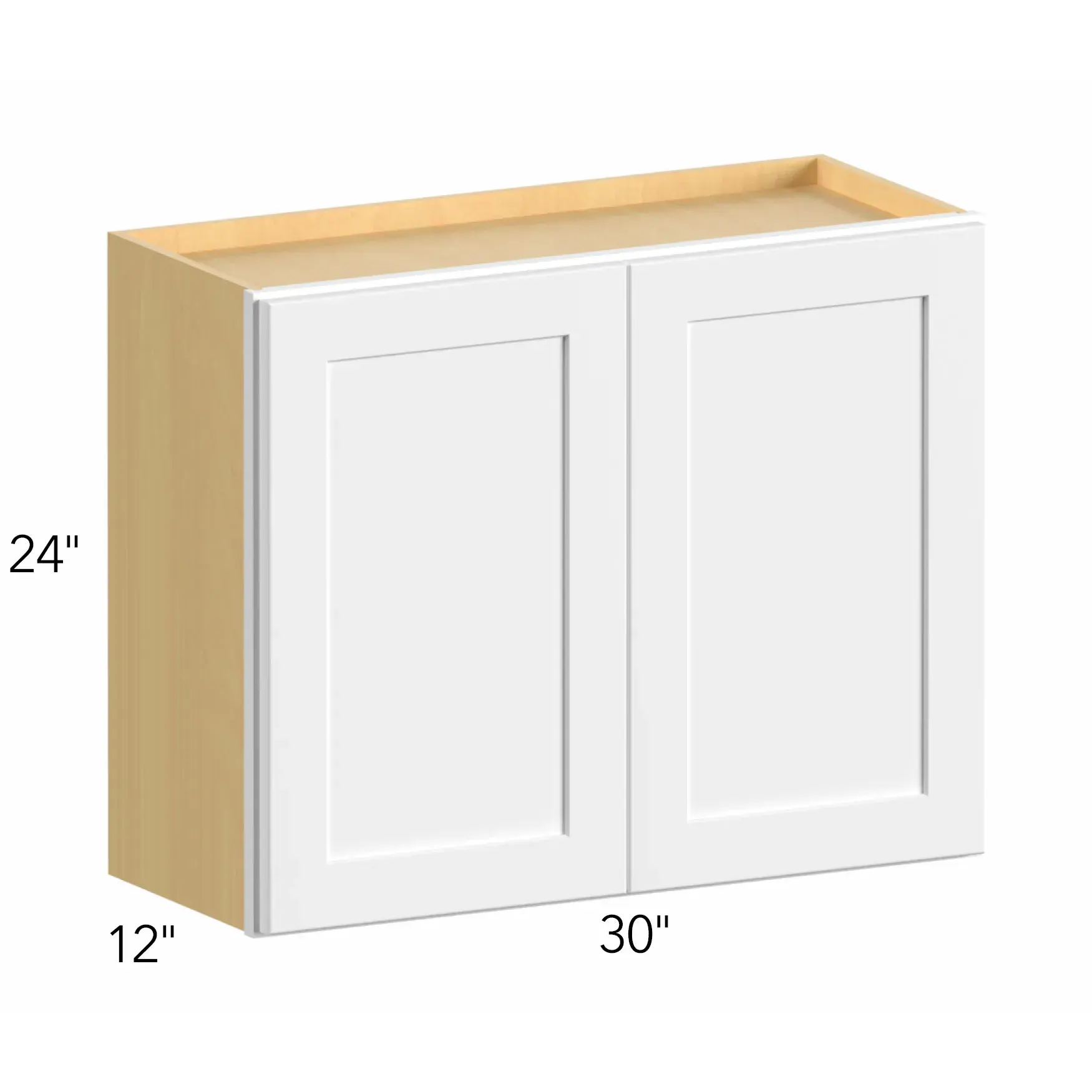 Allure® Echo Mocha 30"W x 24"H x 12"D Wall Cabinet (W3024)
