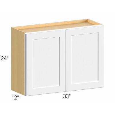 Allure® Galaxy Dove 33"W x 24"H x 12"D Wall Cabinet (W3324)