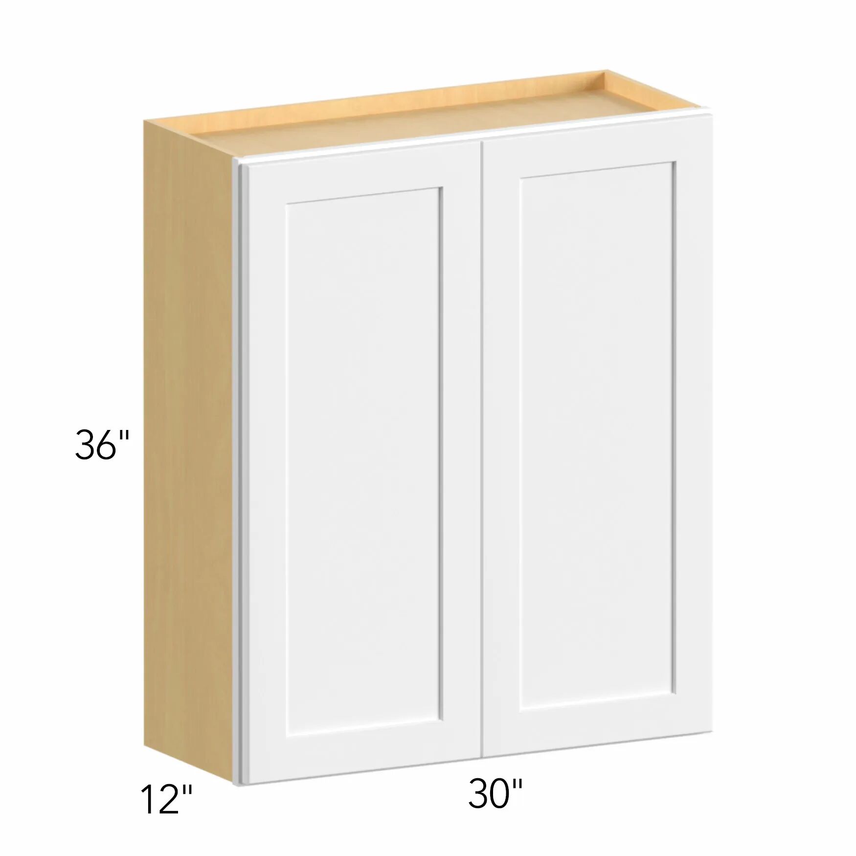 Allure® Echo Dove 30"W x 36"H x 12"D Wall Cabinet (W3036)