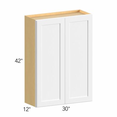 Allure® Galaxy Dove 30"W x 42"H x 12"D Wall Cabinet (W3042)