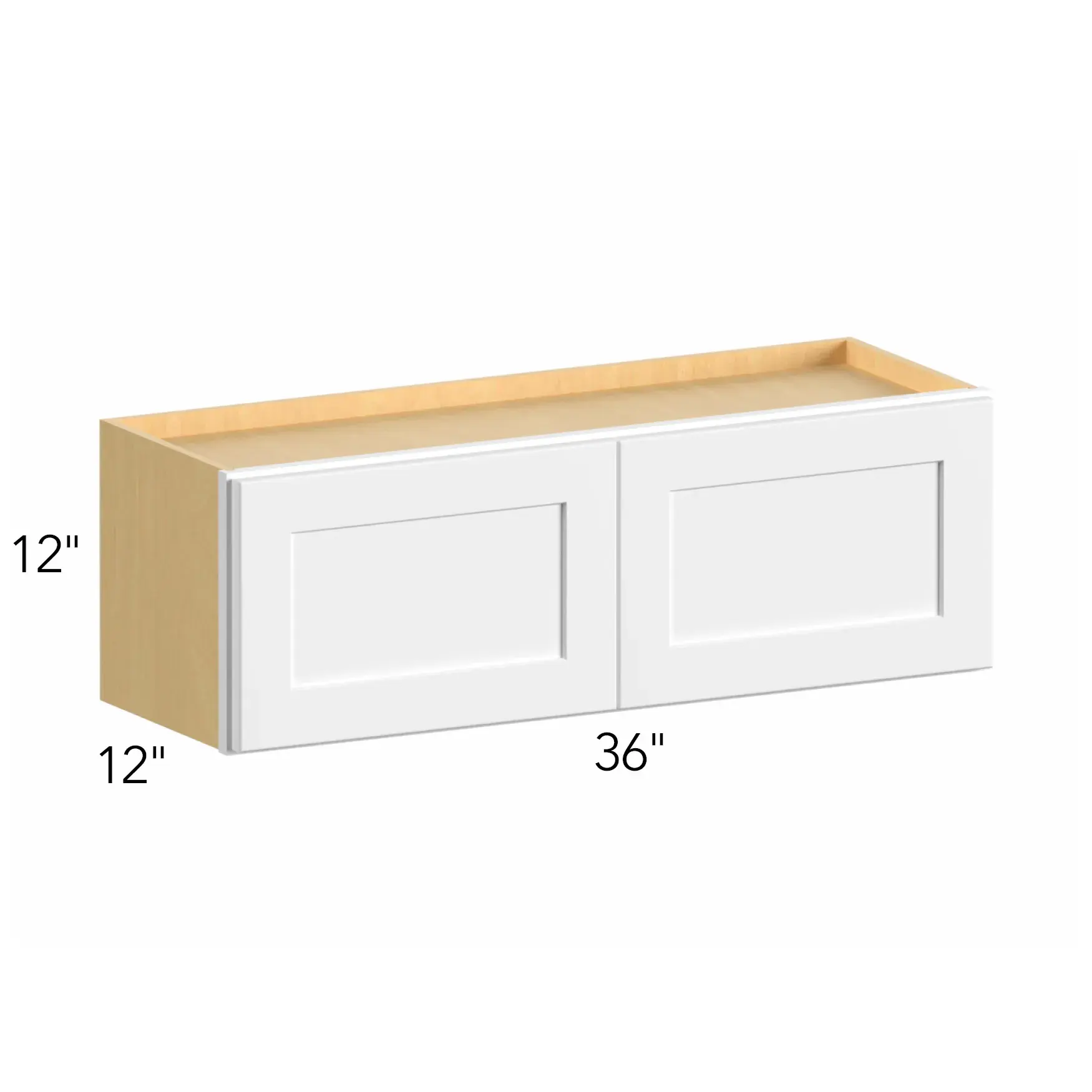 Allure® Echo Mocha 36"W x 12"H x 12"D Wall Cabinet (W3612)