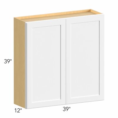 Allure® Galaxy Dove 39"W x 39"H x 12"D Wall Cabinet (W3939)